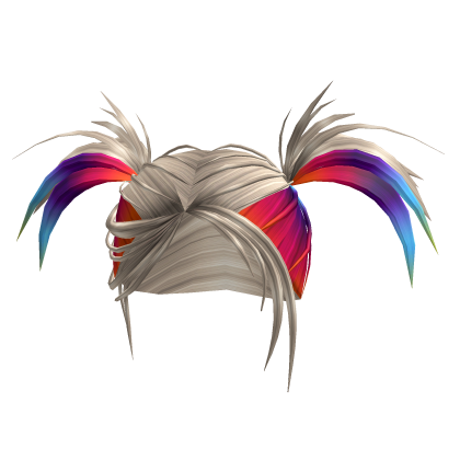 Mall Goth Scene Pigtails Blonde Rainbow Roblox item