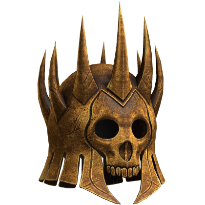 Gold Eredin Knight Helmet thumbnail