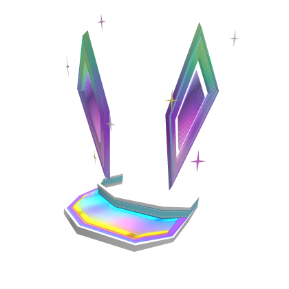 Mech Bunny Ears Visor - Star Bliss