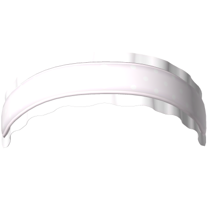 ♡ kawaii pink polka dot ruffle headband