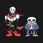 fan of sans and Papyrus