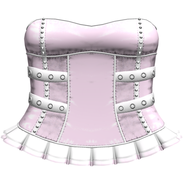 Gothic Emo Corset Dress in Pink