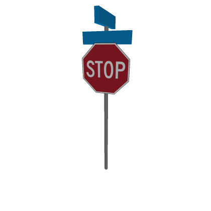 Stop Sign with Street Names