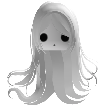 Halloween Ghost Hair - White Roblox item