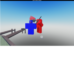 sum regulah villaj blu and red fiting game