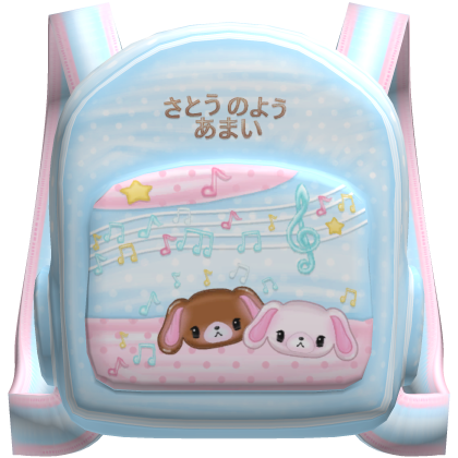 ♡═ 𝄞 ꒰ cutecore blue kawaii harajuku backpack┊3.0 Roblox item
