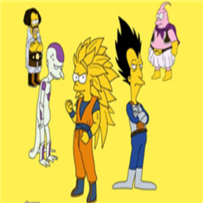 Simspons-dragon-ball-z Roblox decal