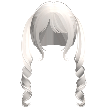 ♡ : long curly anime waifu pigtails ୨୧ blonde Roblox item