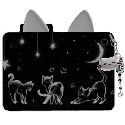 Black Kitty Moon Tablet 🎀