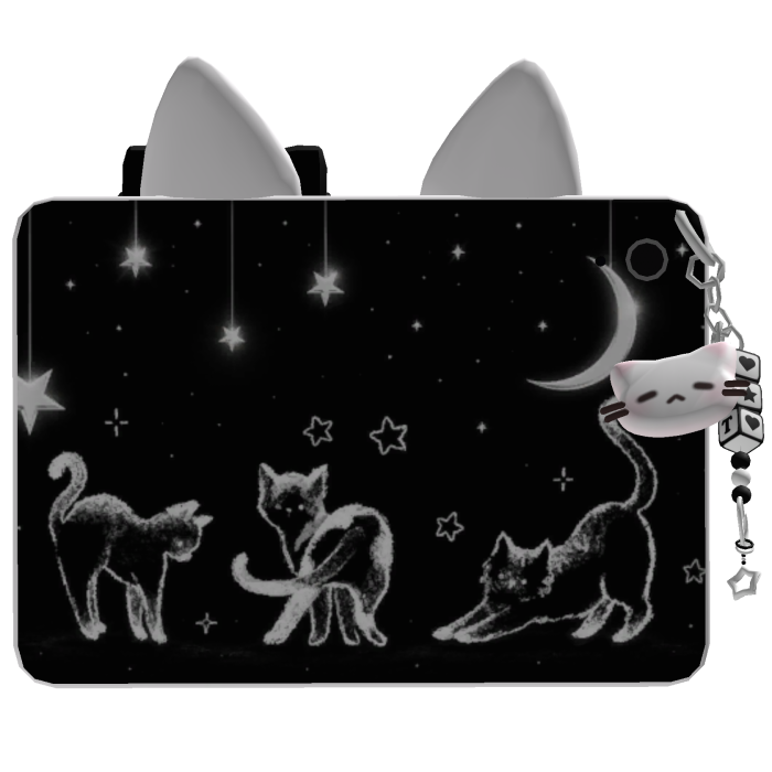 Black Kitty Moon Tablet 🎀