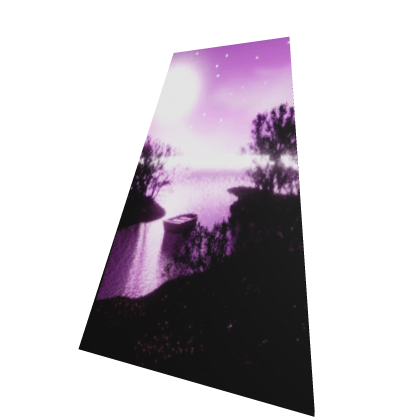 Purple Aesthetic Sunset Cape Roblox item