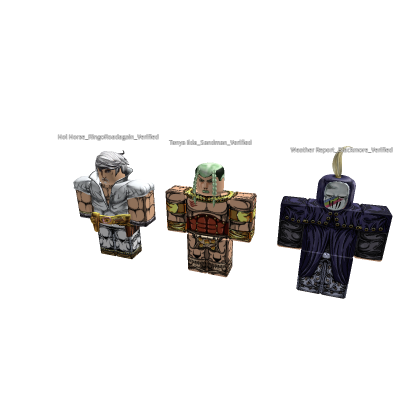 JJBA Part 7 Skin Pack