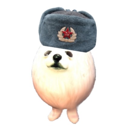 Soviet Russian Egg Dog Roblox decal