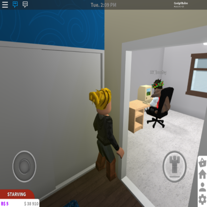 Creepy stalker girl is in his house?! Roblox decal