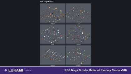 RPG Mega Bundle Medieval Fantasy Castle x346 preview 1