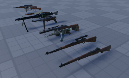 WW2 Gun Packs preview 2