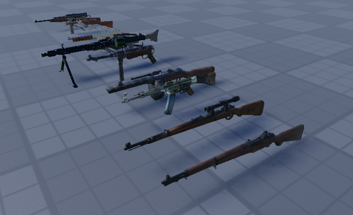 WW2 Gun Packs preview 2