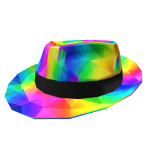 ⏳ Rainbow Sparkle Time Fedora