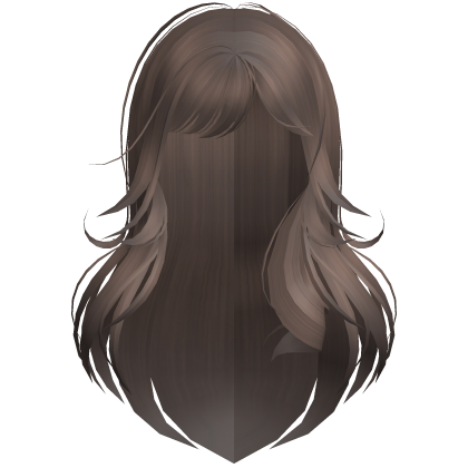 Cute Long Swirly Windy Messy Hair Light Brown  Roblox item