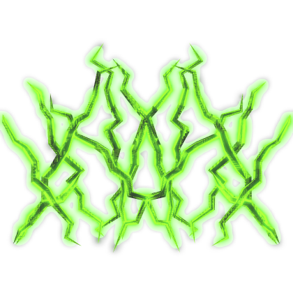 [Glitched+Glowing]Chartreuse Lightning Strike Aura Roblox item