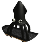 Skateboard Squid