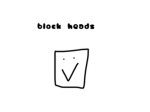 block head peeps