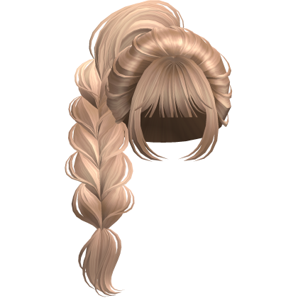 Braided Anime Princess Ponytail Silky Blonde