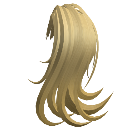 Sandy Blonde Left Side Ponytail Extension Roblox item