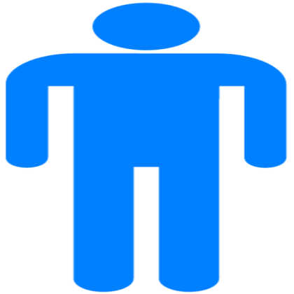 Welcome to Bloxburg - Male Bathroom Sign Roblox decal