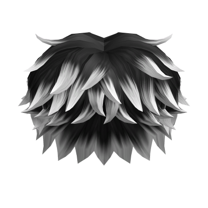 ❗Fluffy White Fade Messy