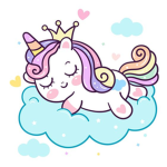 unicorn flying cloud group