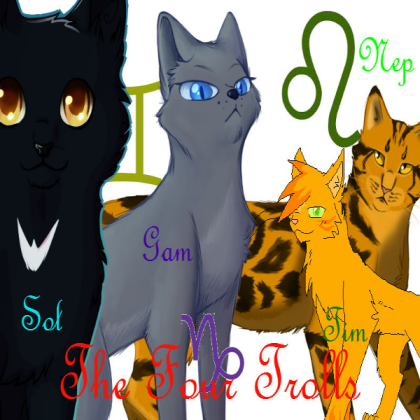 The Four Trolls Cats Roblox decal
