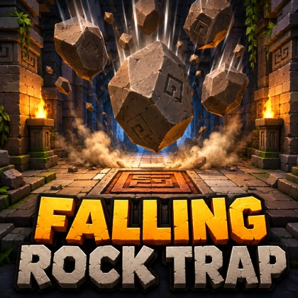 Falling Rock Trap (Obby Hazard) preview 1
