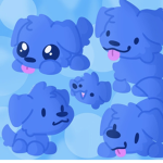 Blue Dog Family