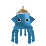 Party Blue Squid