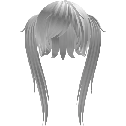 Cute Niche Emo Vkei Moe White Scene Anime Pigtails