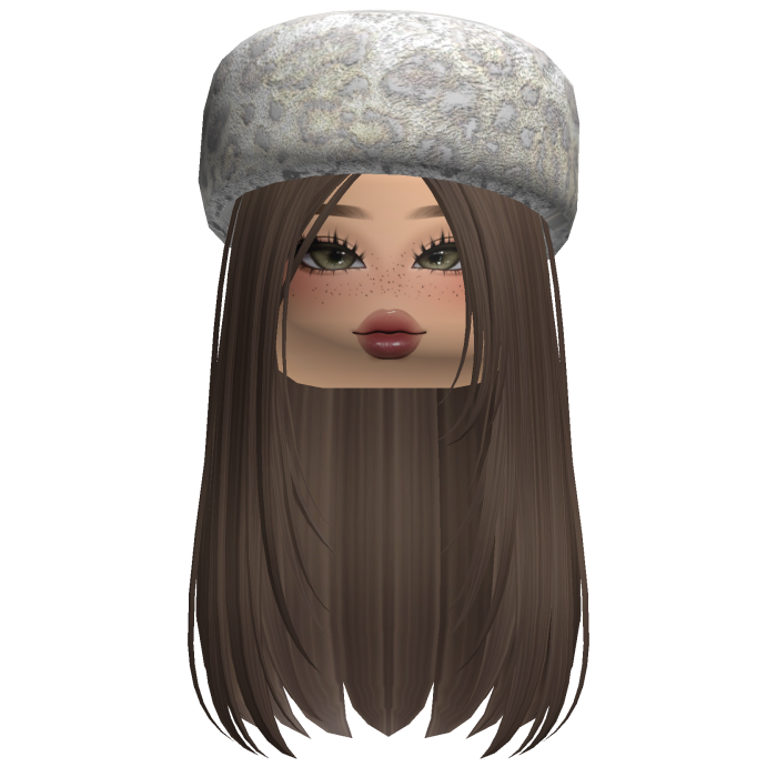Cute Fuzzy Ushanka Hair w/ Makeup