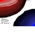 johan does things because he does