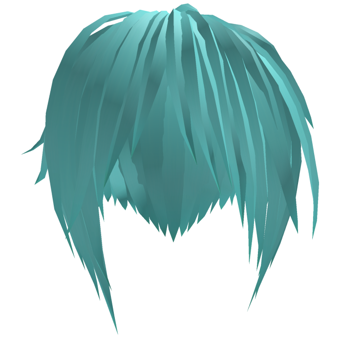 scene wispy hair ҂ cyan