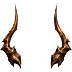 (CODE= 5569 ) Corrupted Fireforge Horns