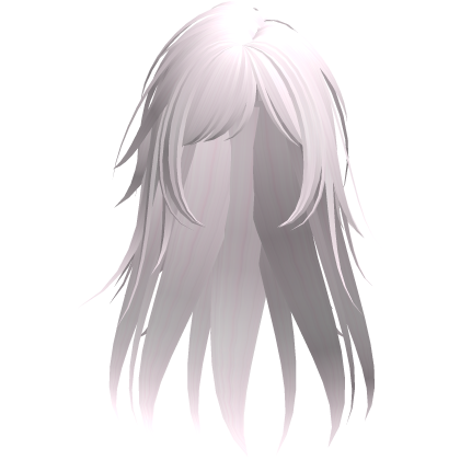 cute messy warrior anime hair in pink Roblox item