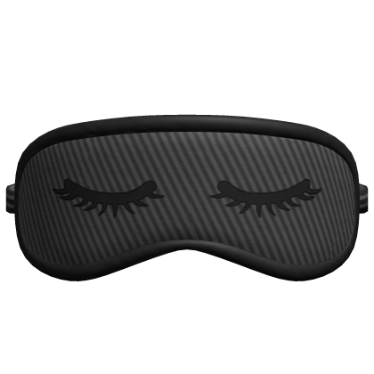 kawaii gray sleep mask Roblox item