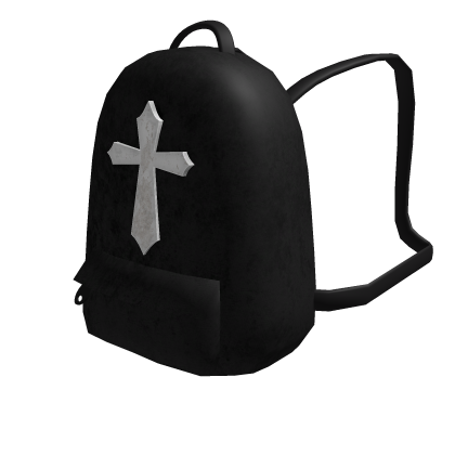 Y2K Black Cross Backpack