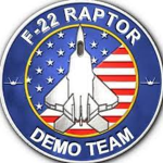 F22 raptor air demo squad.