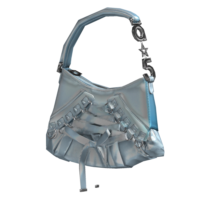 Baby Blue Ballet Corset Bag