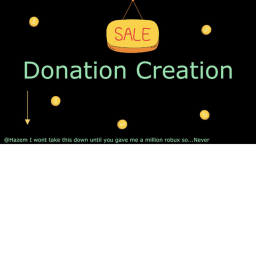 Donation creation