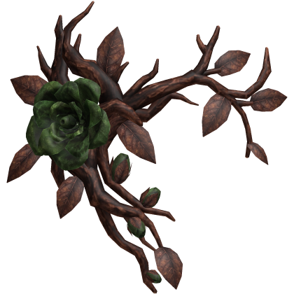 Rose Thorn Face Accessory - Forest Green Roblox item