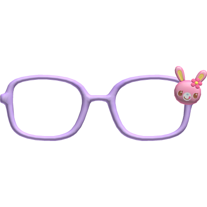 ♡ ꒰ purple mimi-chan kawaii silly glasses ꒱ ♡