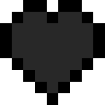 Minecraft_Empty_Heart_(icon) Roblox decal