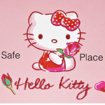 Safe place hello kitty!